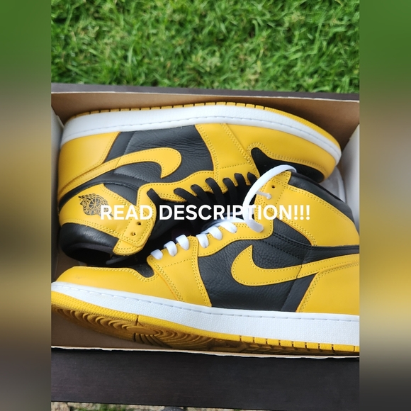 Air Jordan 1 Retro High OG Pollen Size 12 with Box StockX Tag Extra Laces - Picture 1 of 9